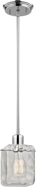 Watercube 1 Light Pendant In Polished Chrome