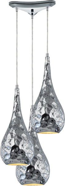 Hammersmith 3 Light Pendant In Polished Chrome