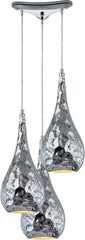 Hammersmith 3 Light Pendant In Polished Chrome