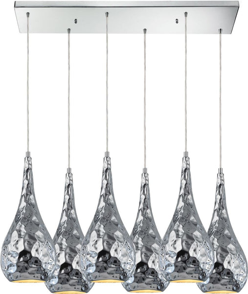 Hammersmith 6 Light Pendant In Polished Chrome
