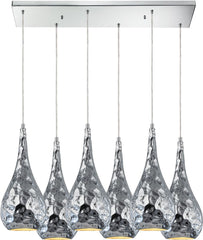 Hammersmith 6 Light Pendant In Polished Chrome