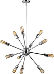 Delphine 12 Light Chandelier In Polished Chrome