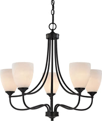 Arlington 5 Light Chandeier In Oil Rubbed Bronze