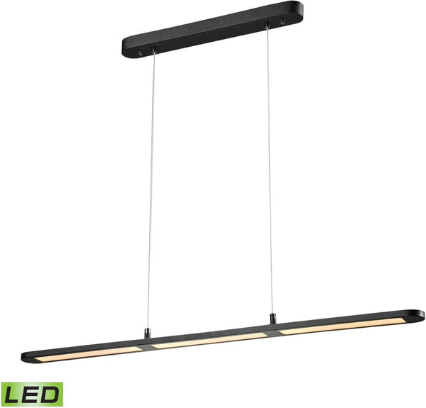 Lino Linear Led Chandelier In Matte Black