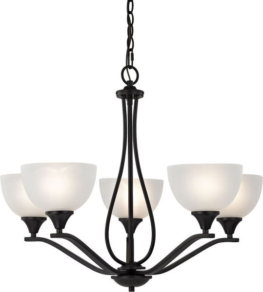 Bristol Lane 5 Light Chandelier In Oil Rubbed Bronze