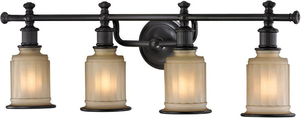 Acadia 4 Light Vanity In Oil Rubbed Bronze