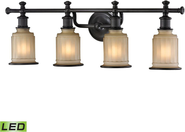 Acadia 4 Light Led Vanity In Oil Rubbed Bronze