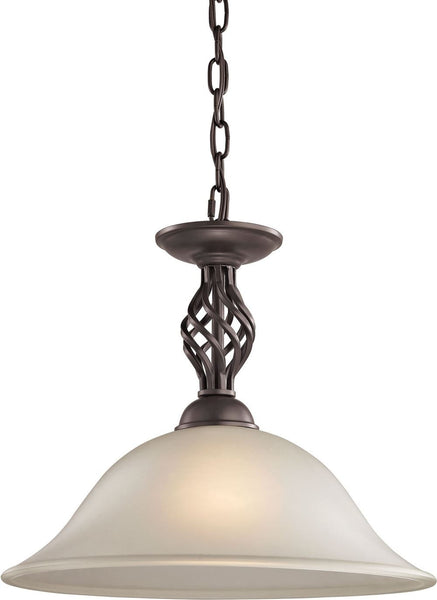 Santa Fe 1 Light Pendant In Oil Rubbed Bronze