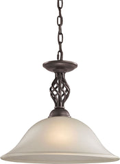 Santa Fe 1 Light Pendant In Oil Rubbed Bronze