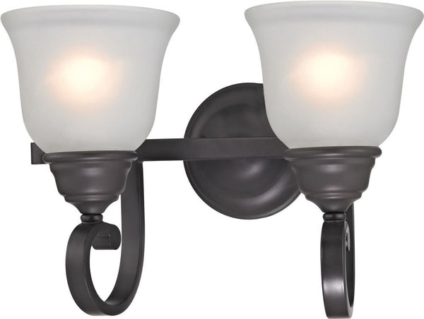 Hamilton 2 Light Bath Bar In Oil Rubbed Bronze