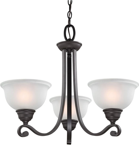 Hamilton 3 Light Chandelier In Oil Rubbed Bronze