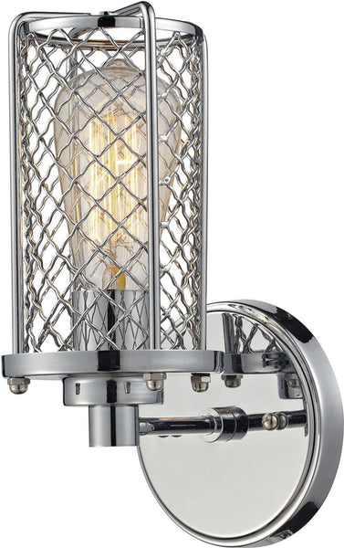 Brisbane 1 Light Wall Sconce In Polished Chrome