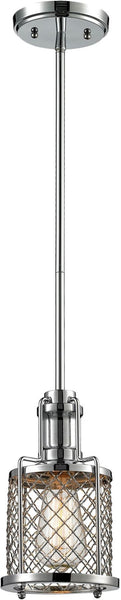 Brisbane 1 Light Mini Pendant In Polished Chrome