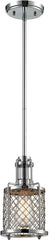 Brisbane 1 Light Mini Pendant In Polished Chrome