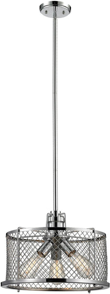 Brisbane 3 Light Pendant In Polished Chrome