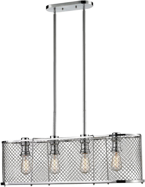 Brisbane 4 Light Chandelier In Polished Chrome