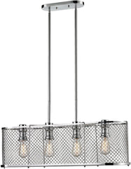 Brisbane 4 Light Chandelier In Polished Chrome