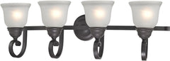 Hamilton 4 Light Bath Bar In Oil Rubbed Bronze