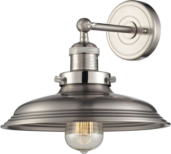 Newberry 1 Light Wall Sconce In Satin Nickel