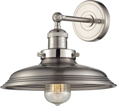 Newberry 1 Light Wall Sconce In Satin Nickel