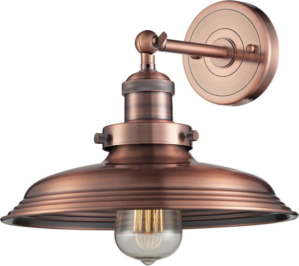 Newberry 1 Light Wall Sconce In Antique Copper