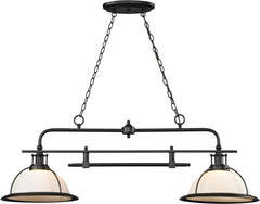 Wilmington 2 Light Billiard In Oil Rubbed Bronze