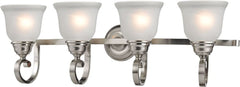 Hamilton 4 Light Bath Bar In Brushed Nickel