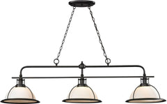Wilmington 3 Light Billiard In Oil Rubbed Bronze