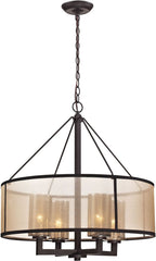Diffusion 4 Light Chandelier In Oil Rubbed Bronze