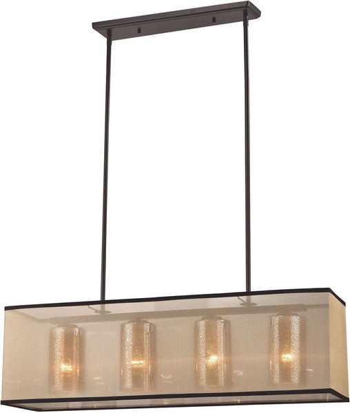 Diffusion 4 Light Chandelier In Oil Rubbed Bronze