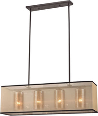 Diffusion 4 Light Chandelier In Oil Rubbed Bronze