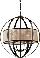 Diffusion 4 Light Chandelier In Oil Rubbed Bronze