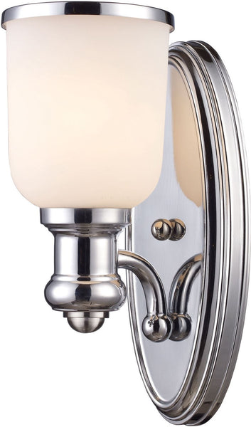 Brooksdale 1 Light Sconce In Polished Chrome