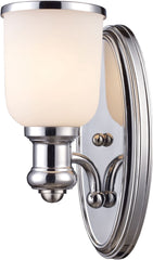 Brooksdale 1 Light Sconce In Polished Chrome