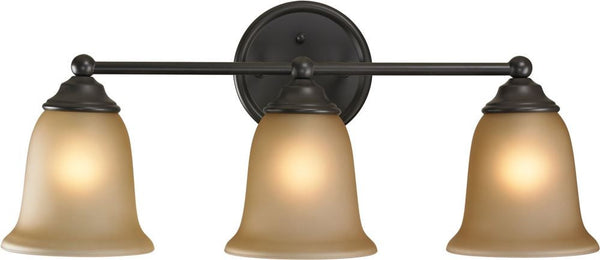 Sudbury 3 Light Bathbar In Oil Rubbed Bronze
