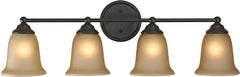 Sudbury 4 Light Bathbar In Oil Rubbed Bronze