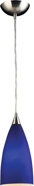 Vesta 1 Light Pendant In Satin Nickel