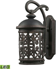Tuscany Coast - Led 1 Light Exterior Wall Mount In Weathered Charcoal
