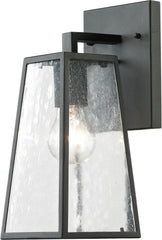 Mediterano 1 Light Exterior Wall Mount In Charcoal