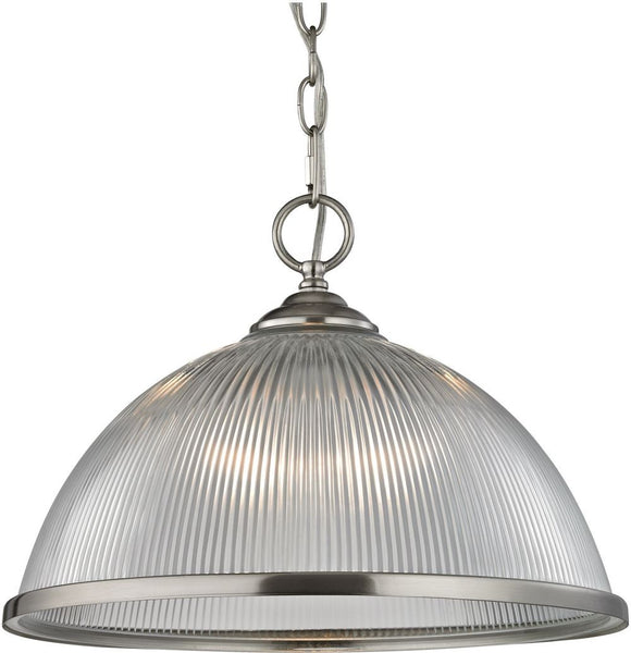 Liberty Park 1 Light Pendant In Brushed Nickel
