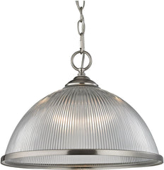 Liberty Park 1 Light Pendant In Brushed Nickel