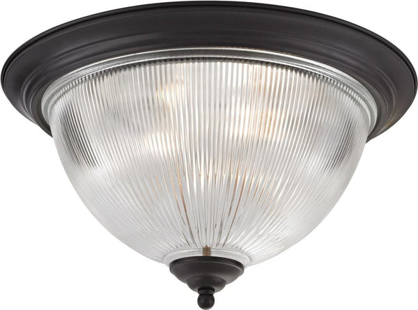 Liberty Park 3 Light Flush Mount In Oil Rubbed Bronze