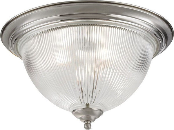 Liberty Park 3 Light Flush Mount In Brushed Nickel