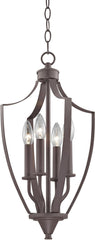 Foyer Collection 4 Light Pendant In Oil Rubbed Bronze