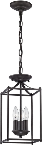 Foyer Collection 3 Light Pendant In Oil Rubbed Bronze