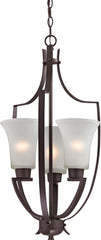 Foyer Collection 3 Light Pendant In Oil Rubbed Bronze