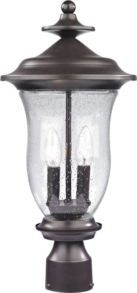 Trinity Post Lantern In Oil Rubbed Bronze