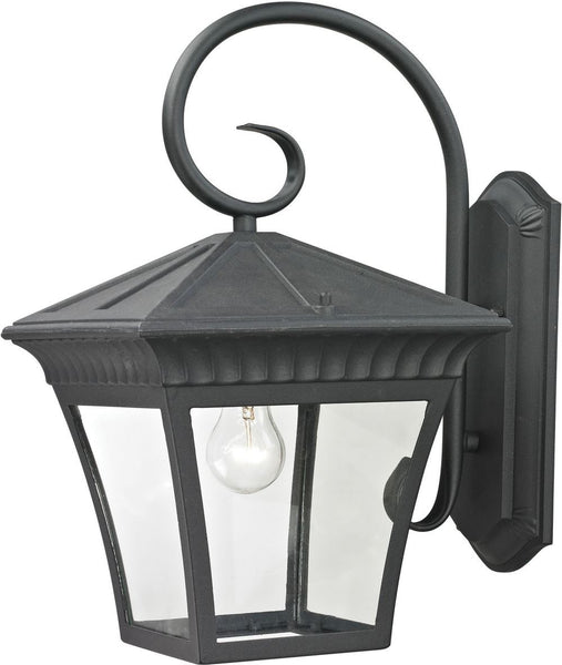 Ridgewood 1 Light Exterior Coach Lantern In Matte Textured Black