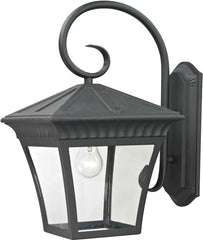Ridgewood 1 Light Exterior Coach Lantern In Matte Textured Black