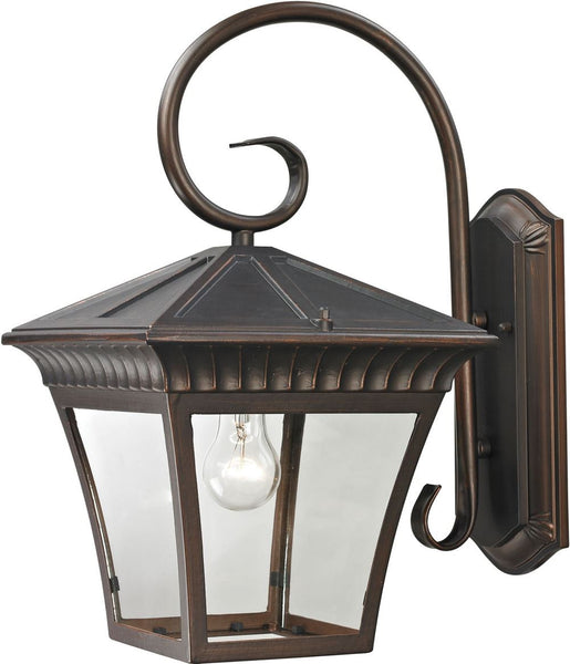 Ridgewood 1 Light Exterior Coach Lantern In Hazelnut Bronze